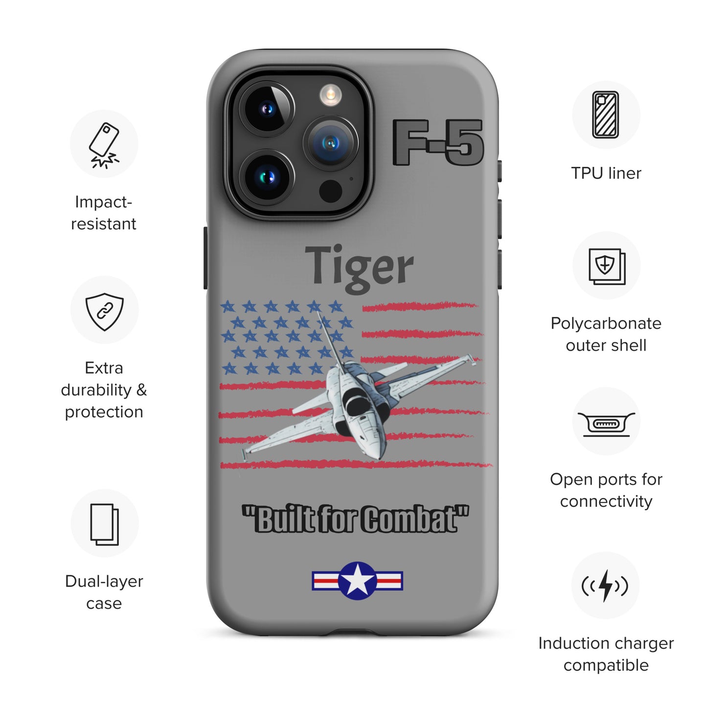Tiger Patriot iPhone Case