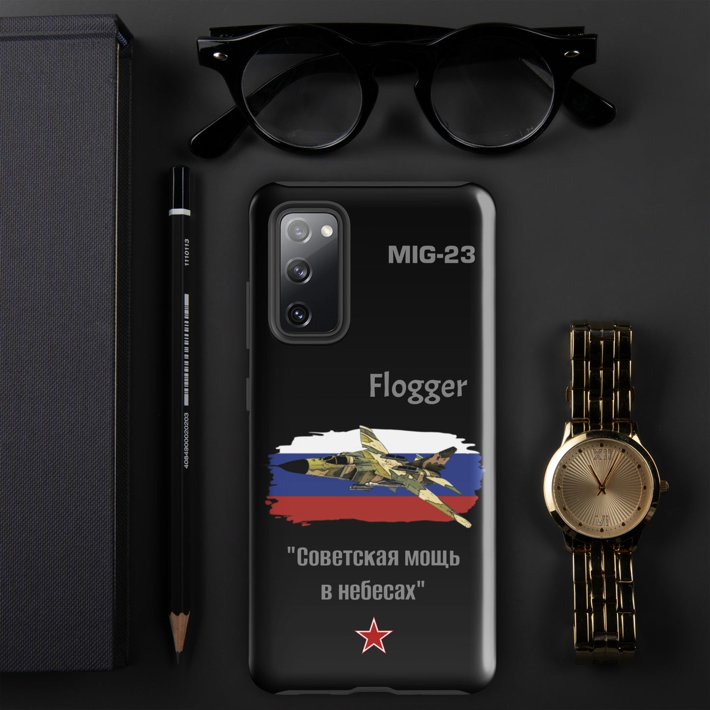 Black Case Flogger Patriot Samsung Case