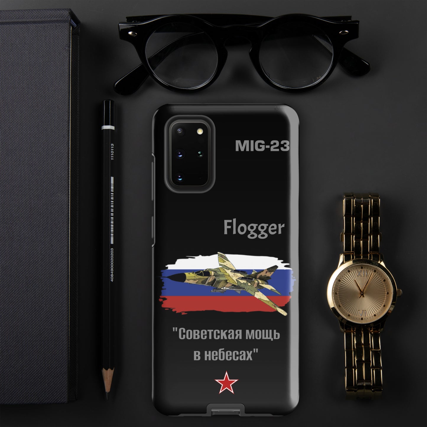 Black Case Flogger Patriot Samsung Case