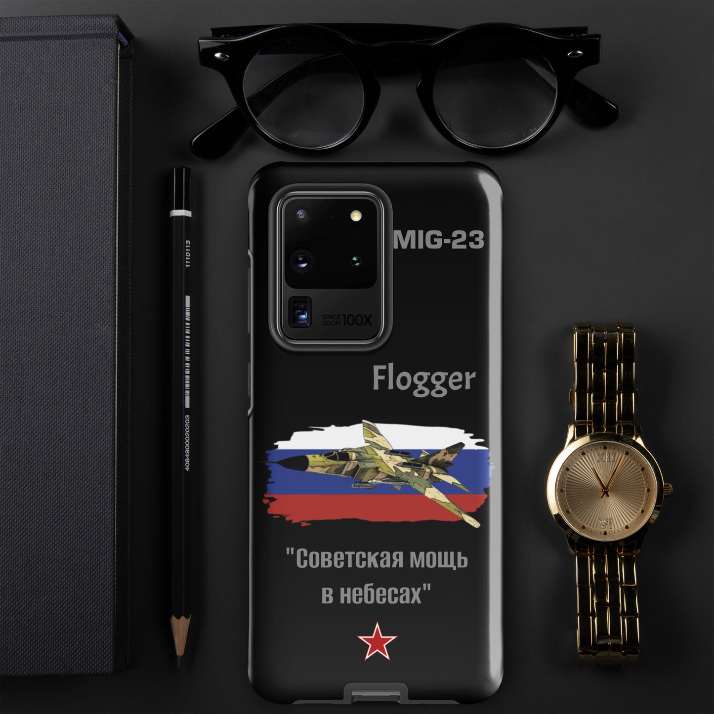 Black Case Flogger Patriot Samsung Case