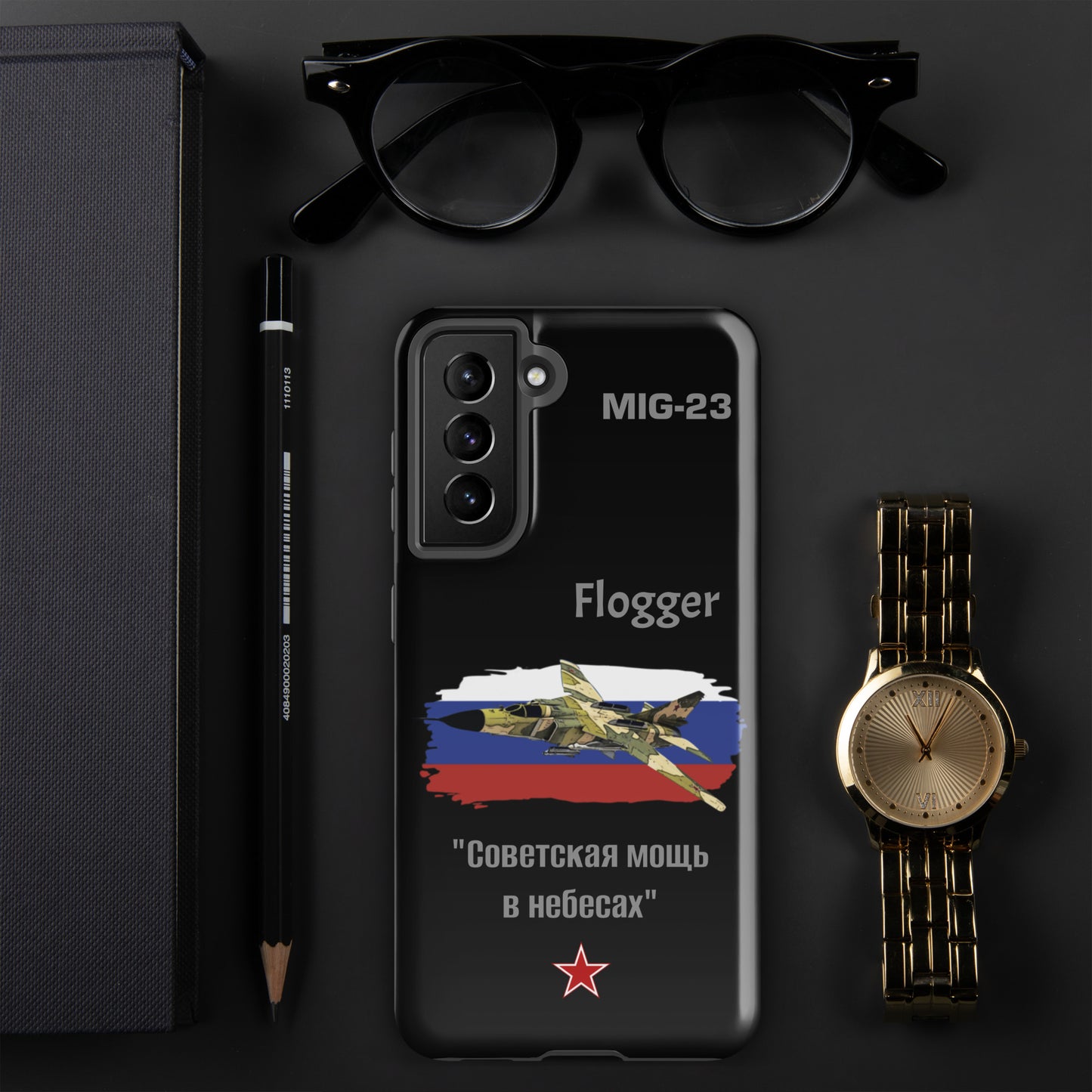 Black Case Flogger Patriot Samsung Case