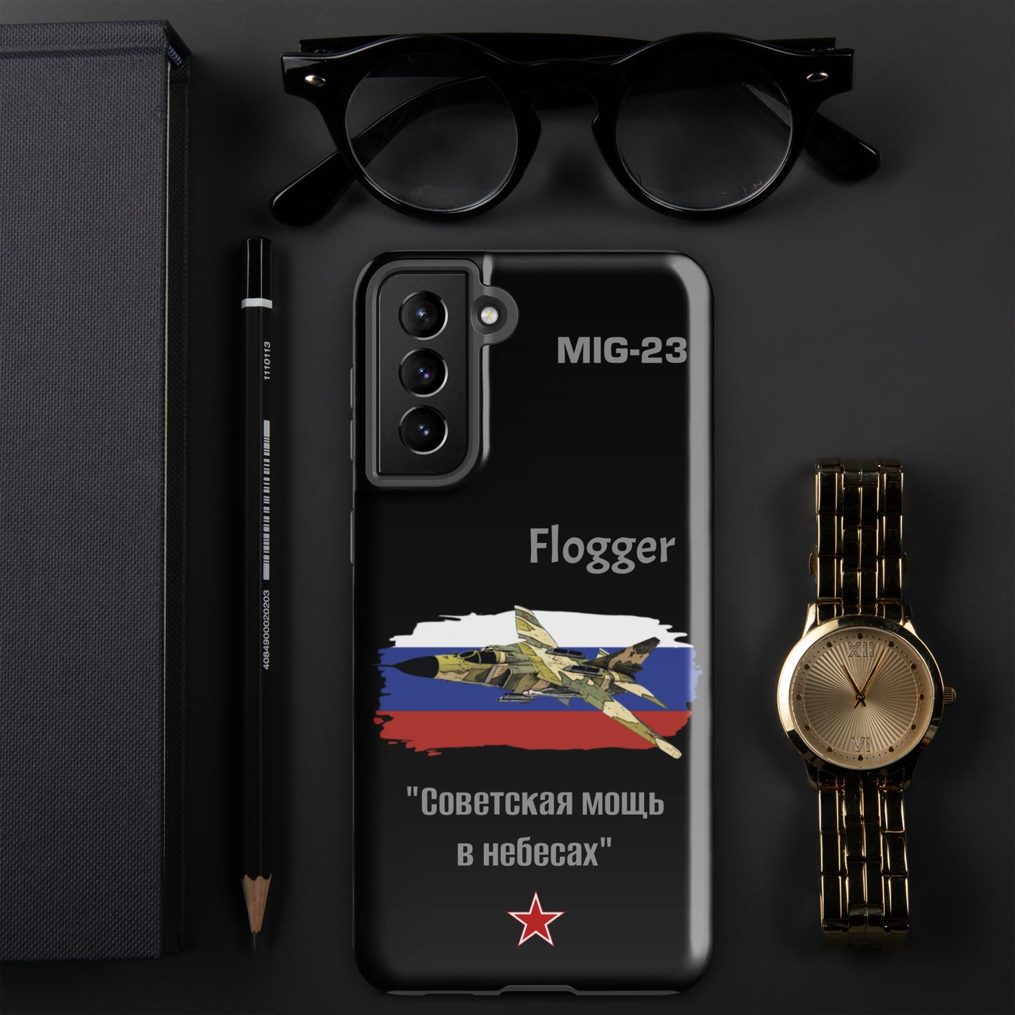 Black Case Flogger Patriot Samsung Case