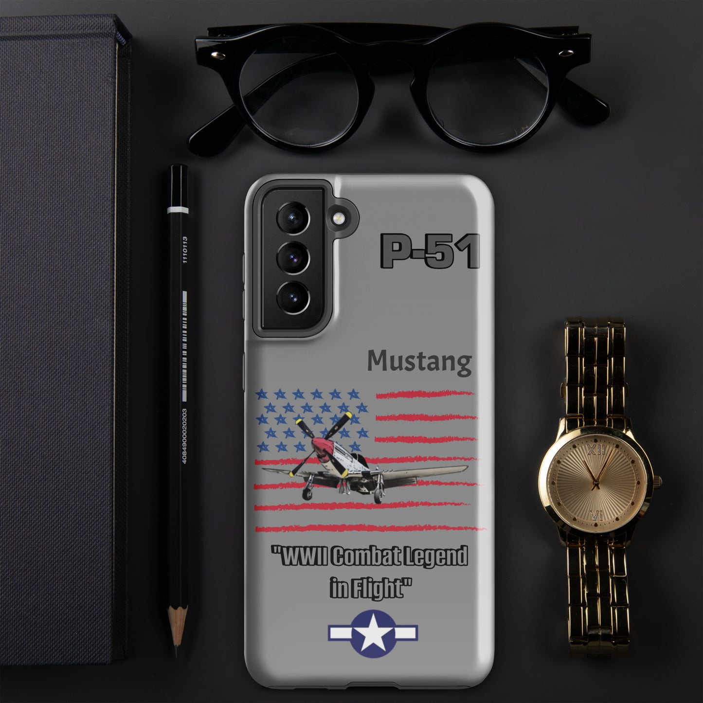 WWII Mustang Patriot Samsung Case