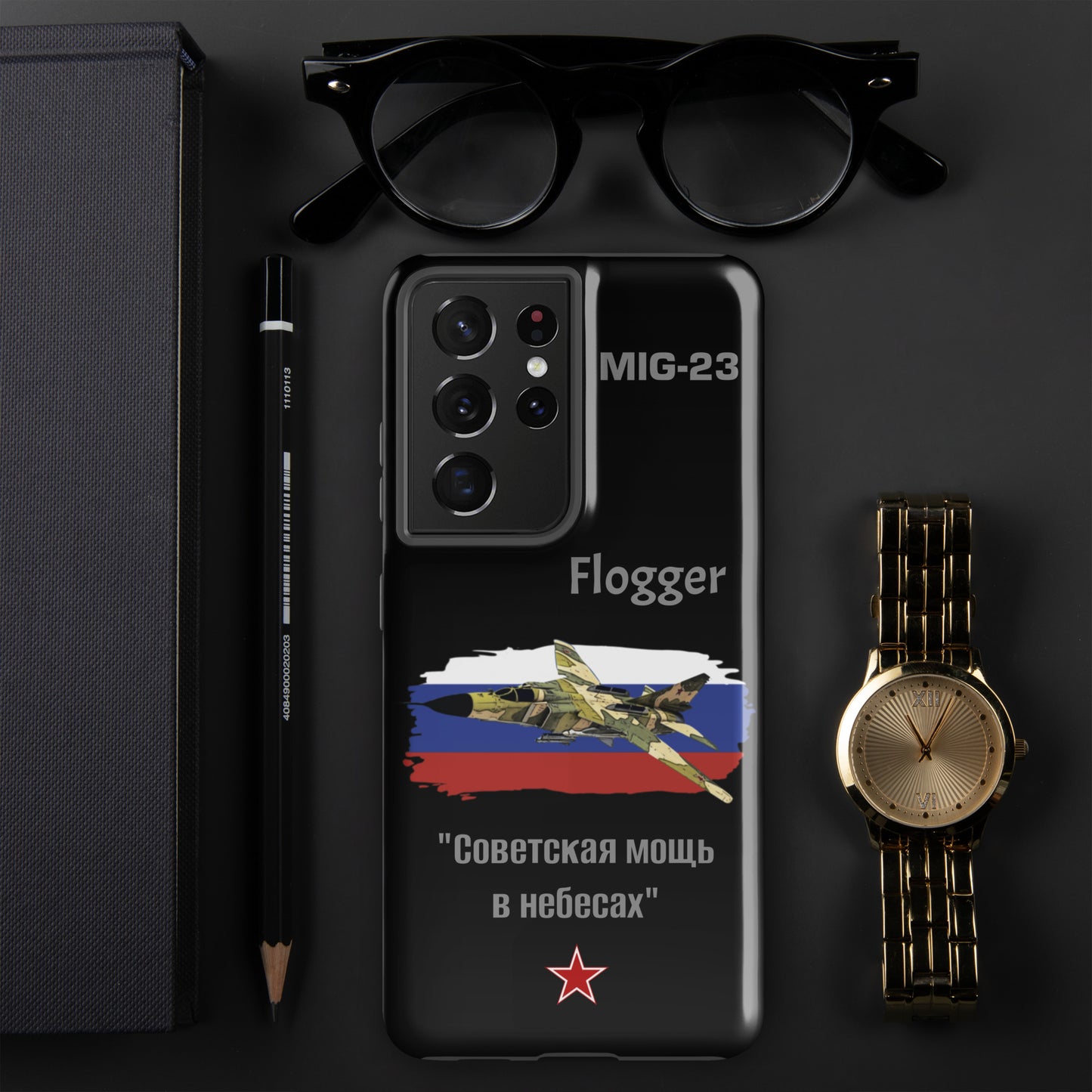 Black Case Flogger Patriot Samsung Case