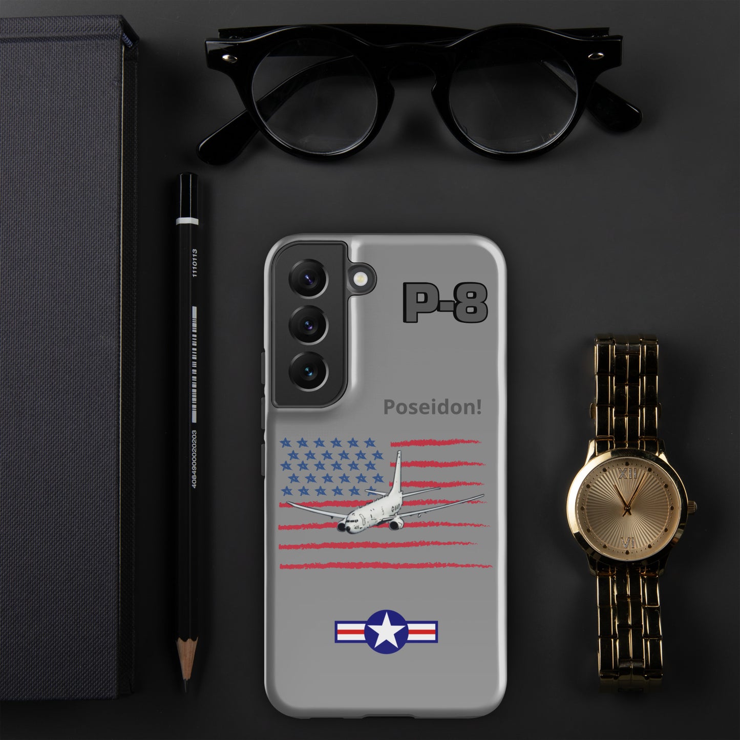 Poseidon Patriot Samsung Case (Without Quotes)