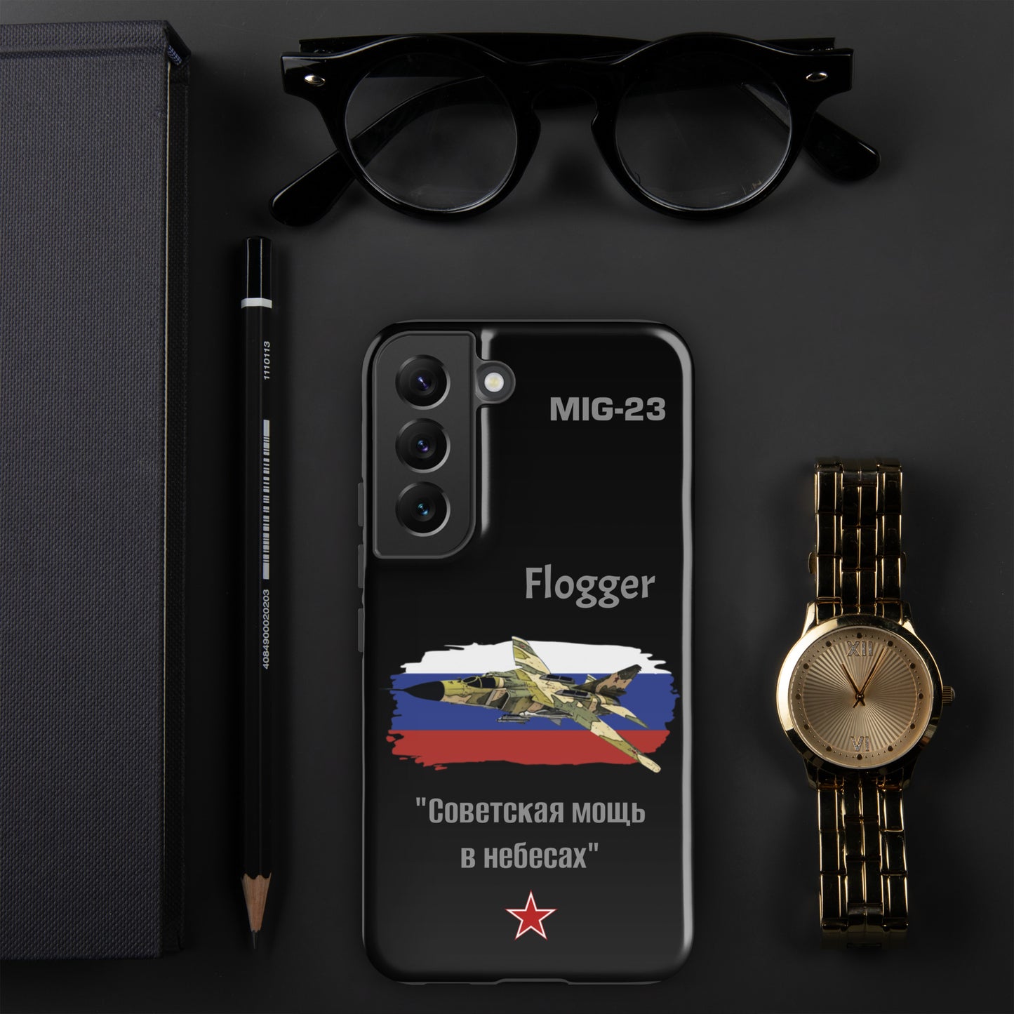 Black Case Flogger Patriot Samsung Case