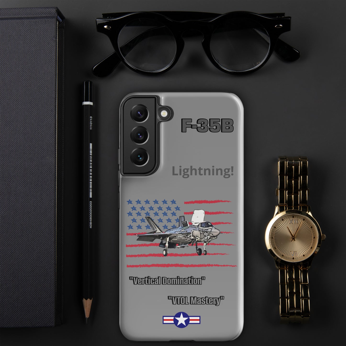 Vertical Takeoff Patriot Samsung Case