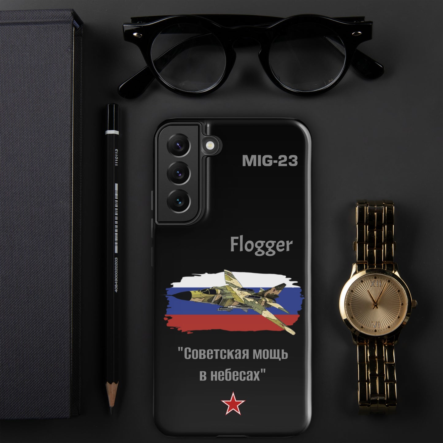 Black Case Flogger Patriot Samsung Case