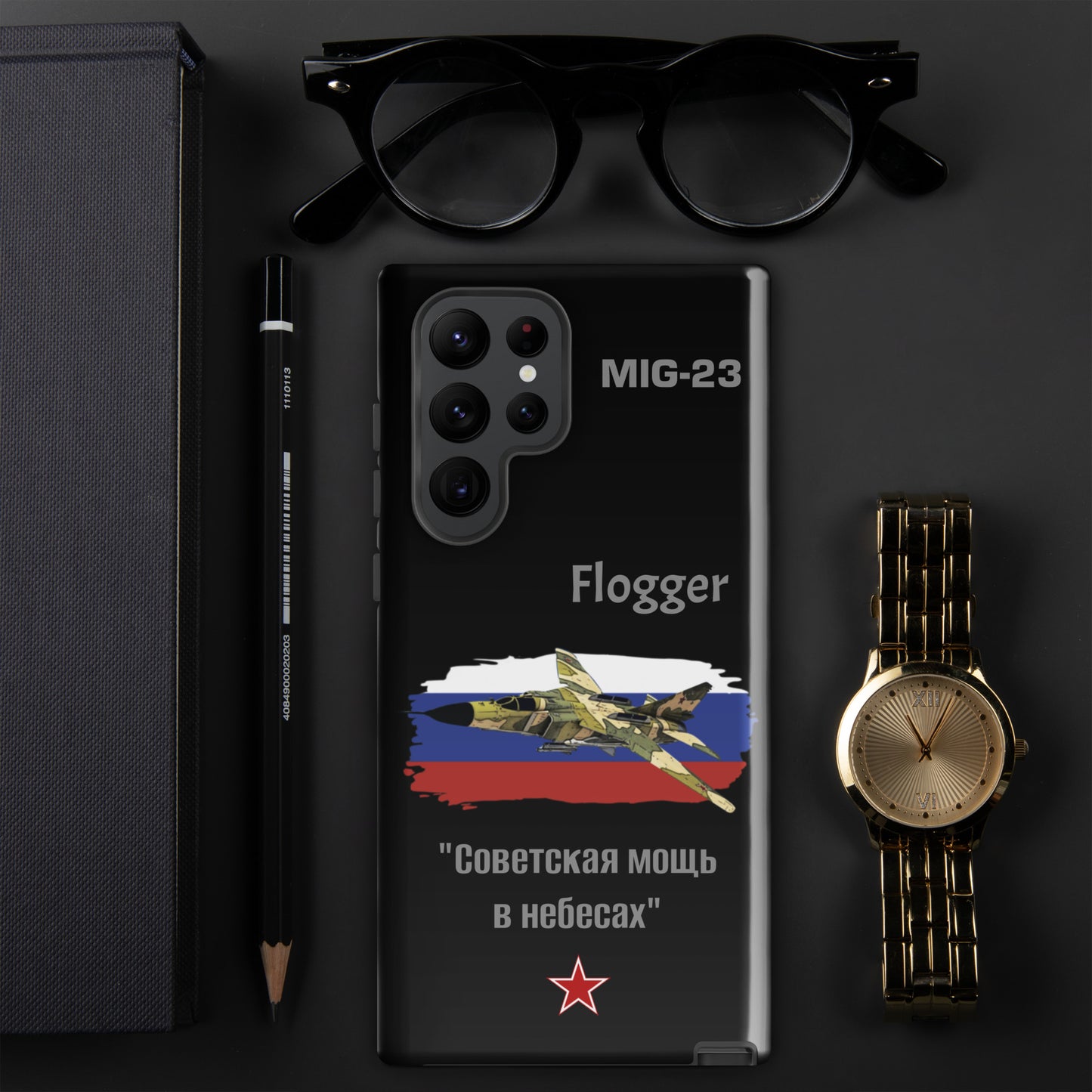 Black Case Flogger Patriot Samsung Case