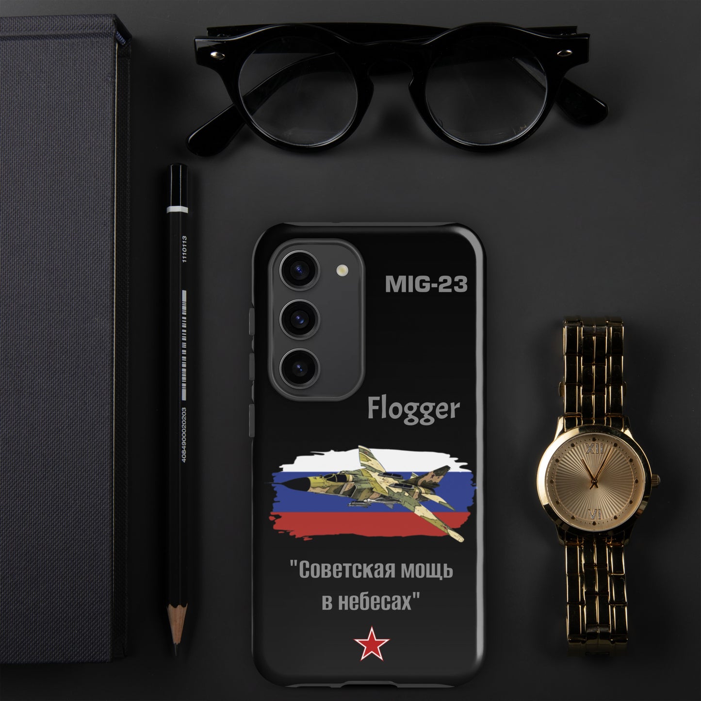 Black Case Flogger Patriot Samsung Case