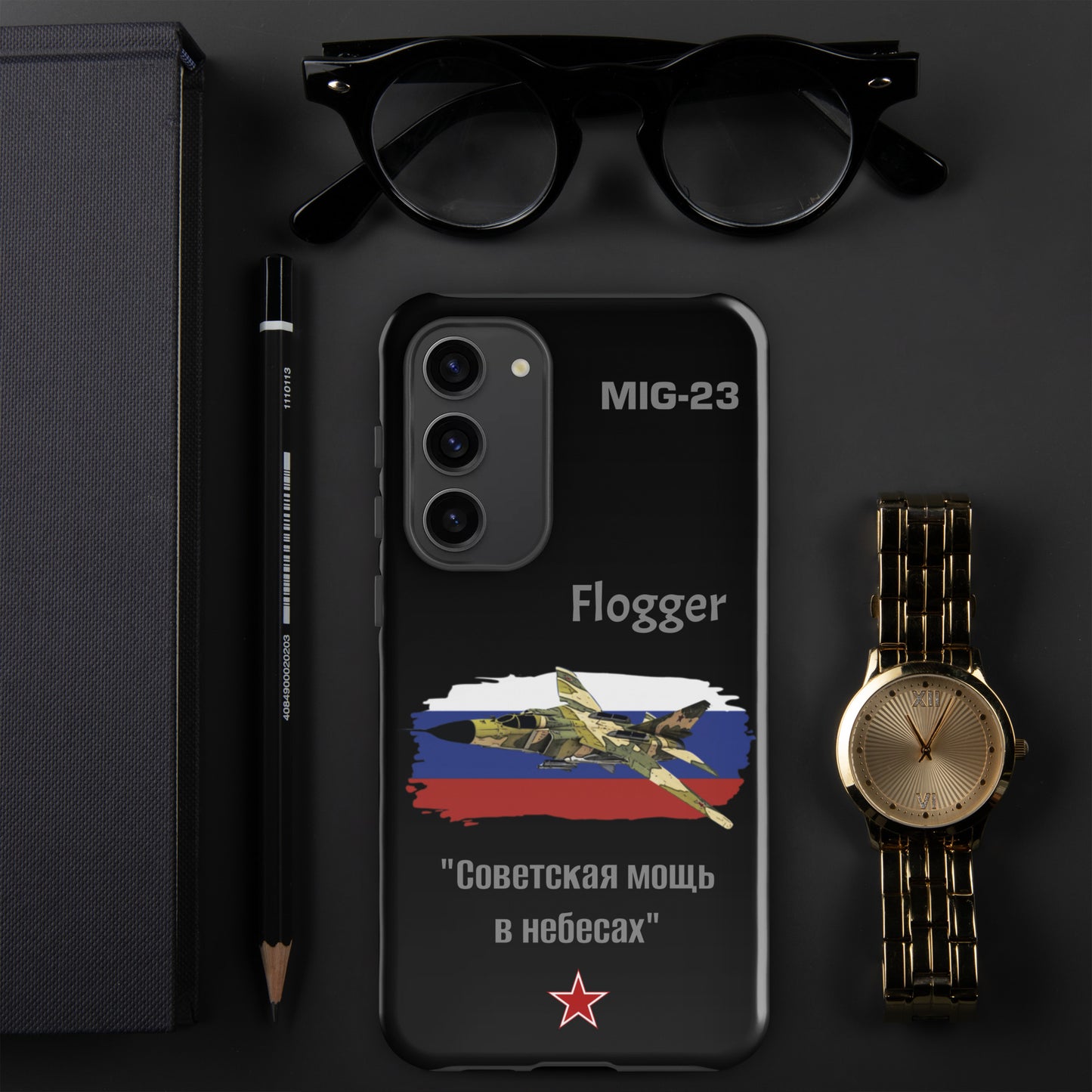 Black Case Flogger Patriot Samsung Case