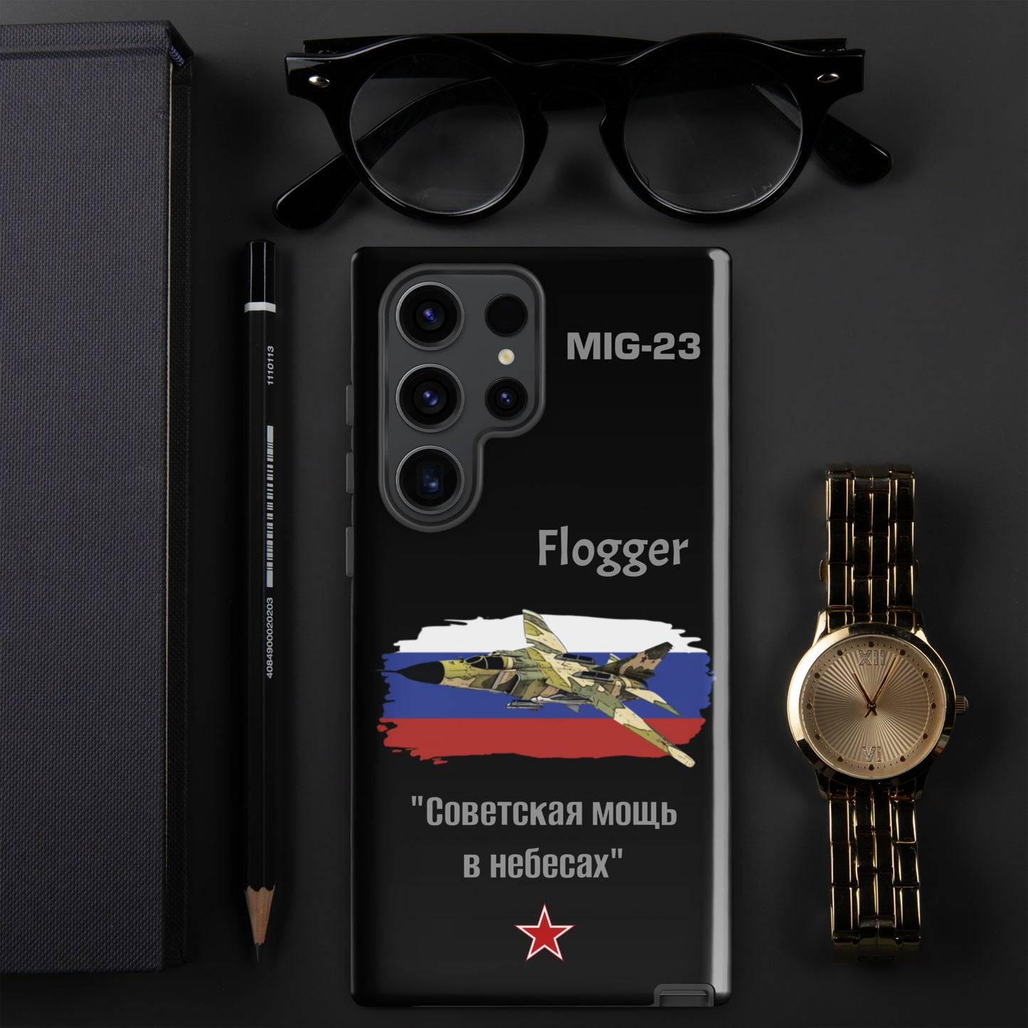 Black Case Flogger Patriot Samsung Case