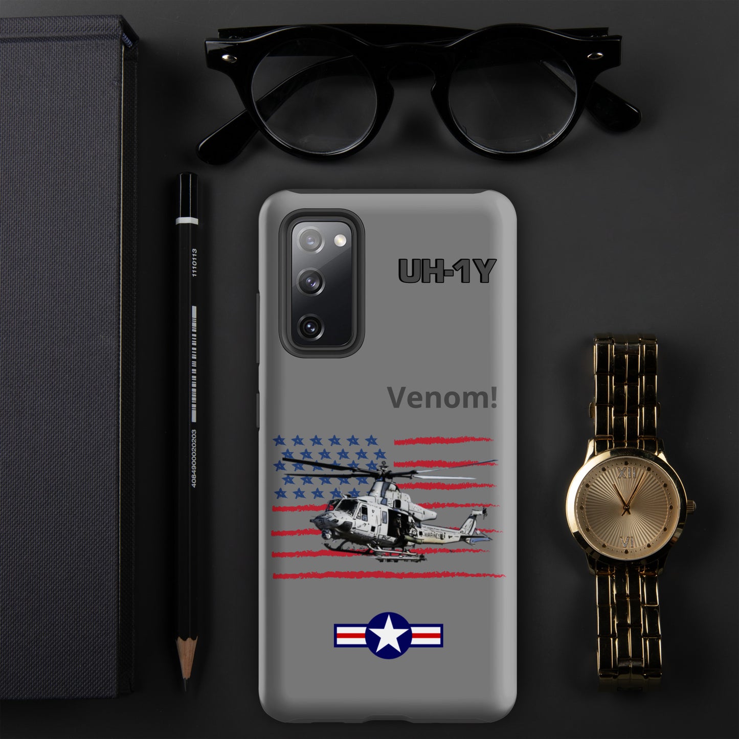 Super Huey Patriot Samsung Case (Without Quotes)