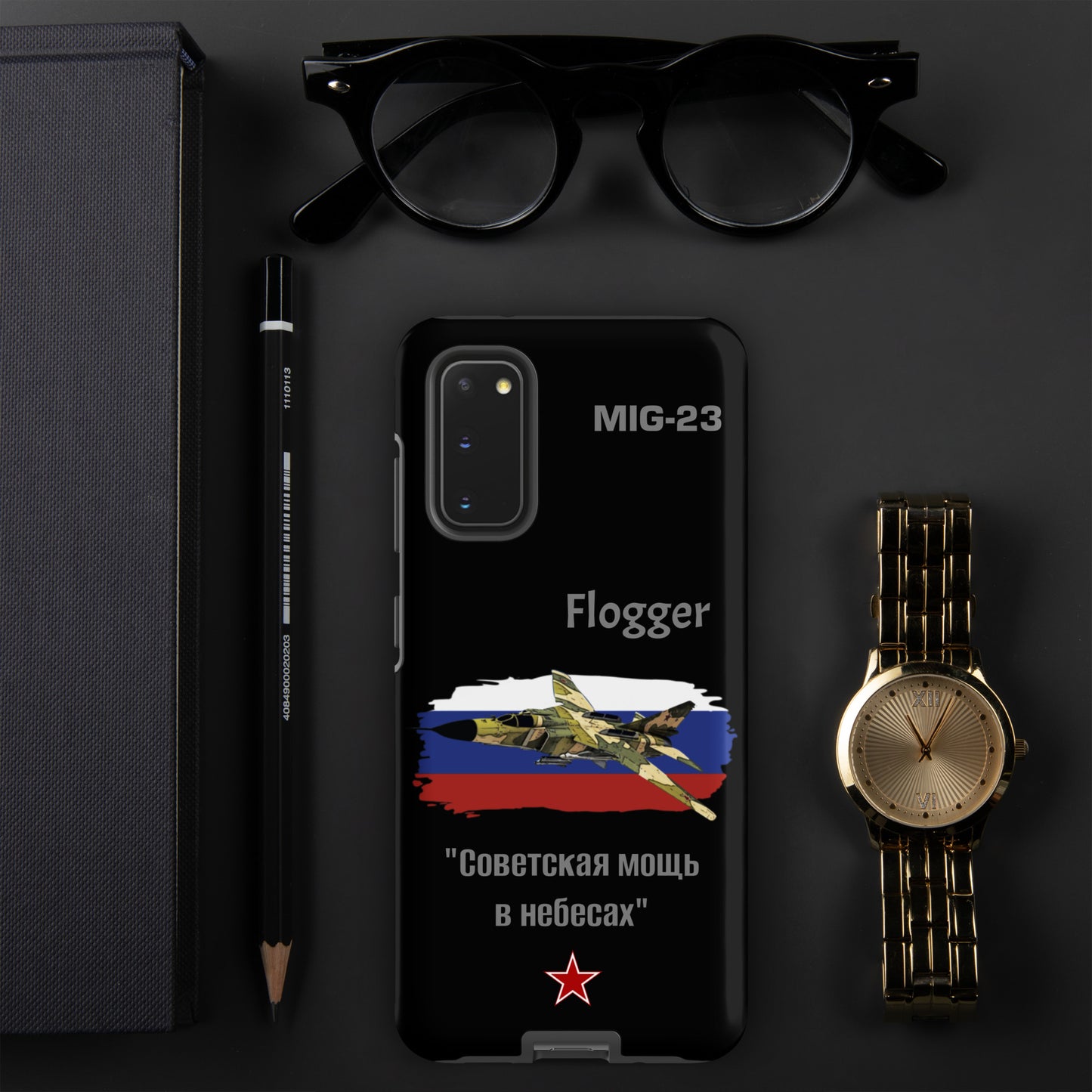 Black Case Flogger Patriot Samsung Case