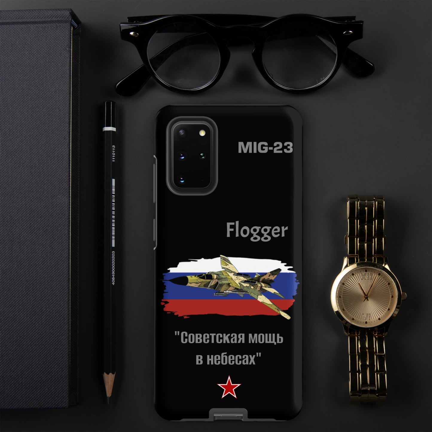 Black Case Flogger Patriot Samsung Case