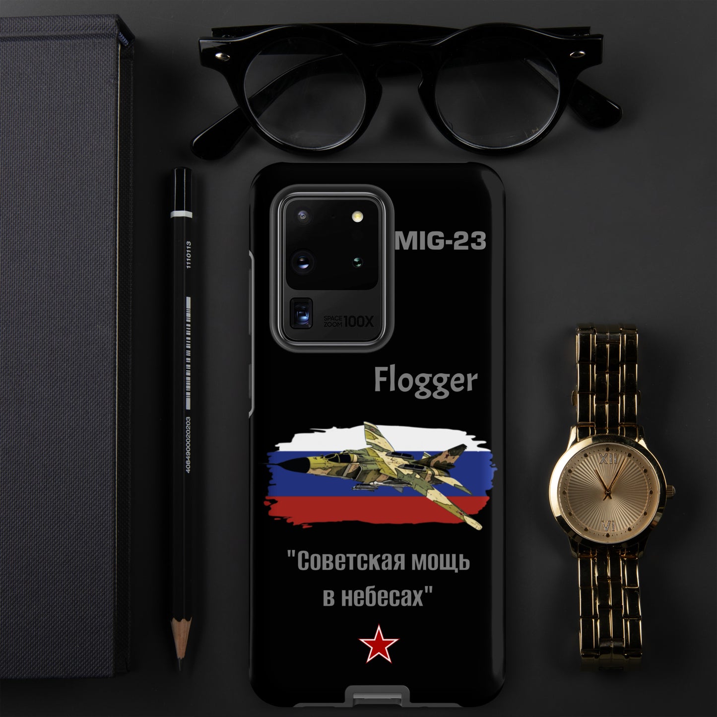 Black Case Flogger Patriot Samsung Case