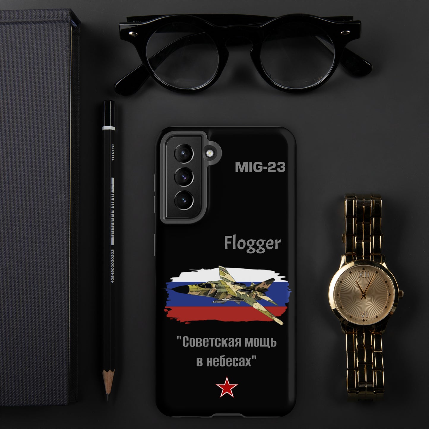 Black Case Flogger Patriot Samsung Case