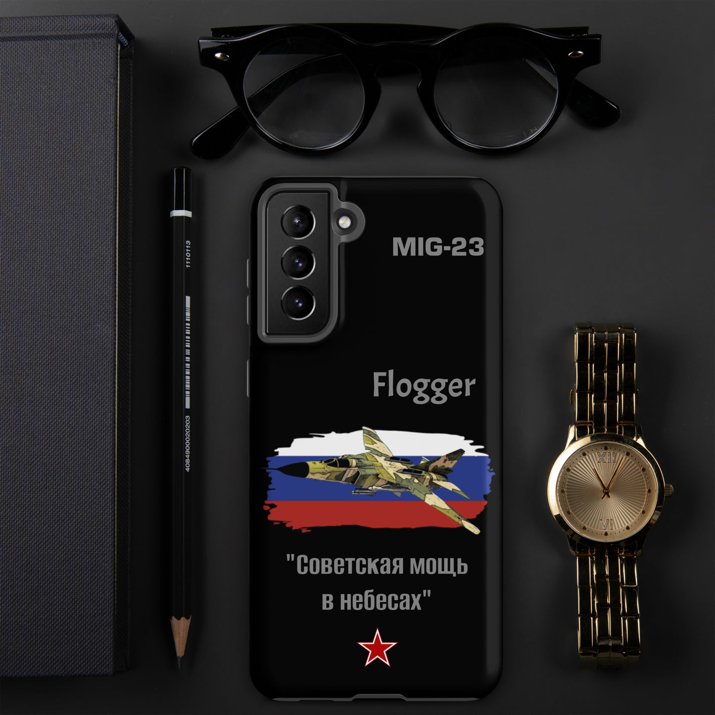 Black Case Flogger Patriot Samsung Case