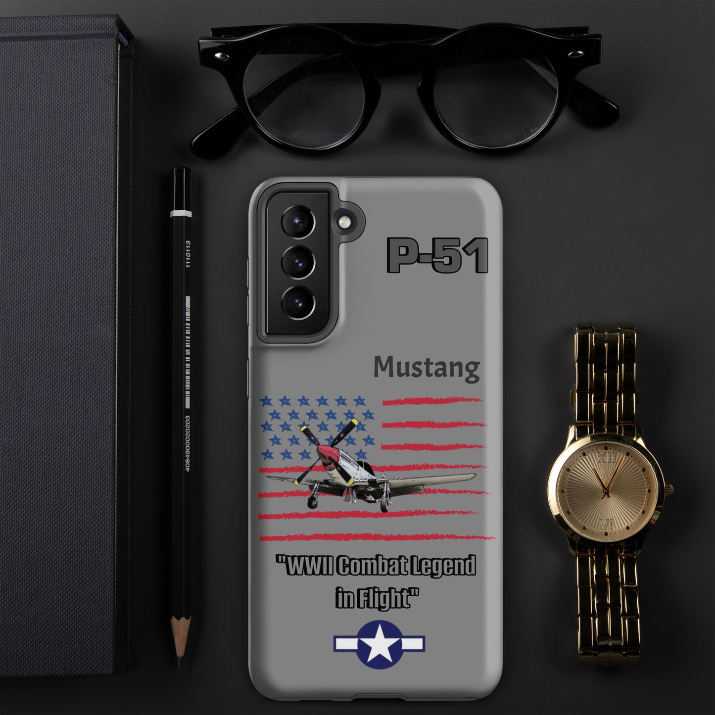 WWII Mustang Patriot Samsung Case