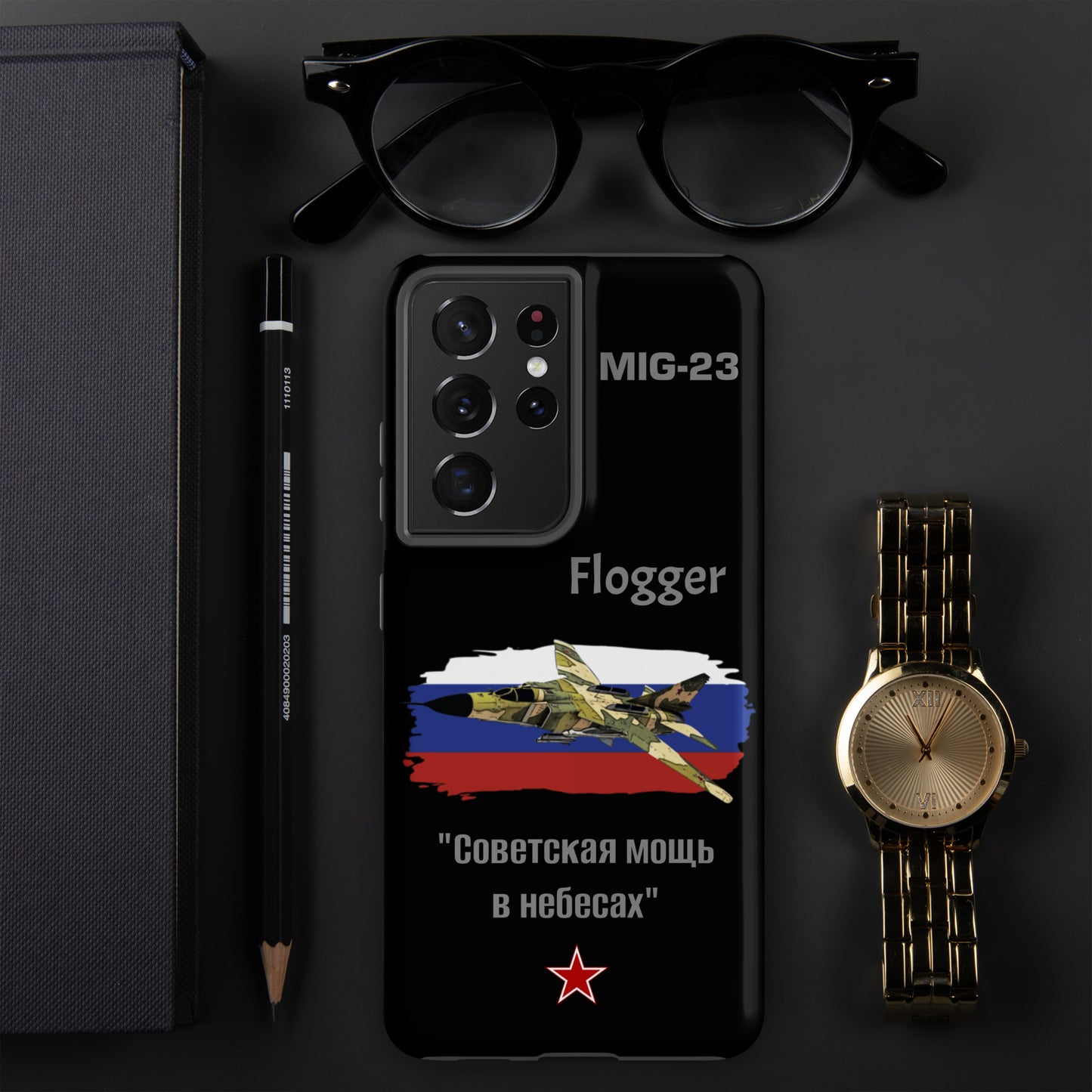 Black Case Flogger Patriot Samsung Case