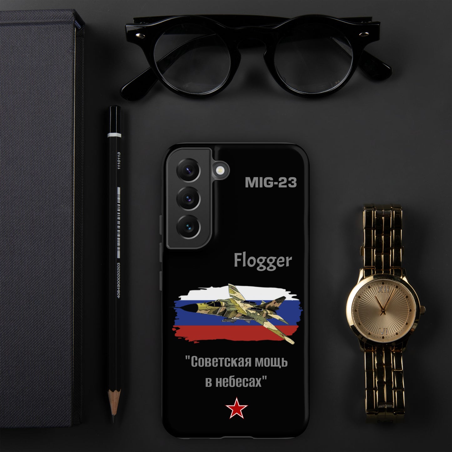 Black Case Flogger Patriot Samsung Case