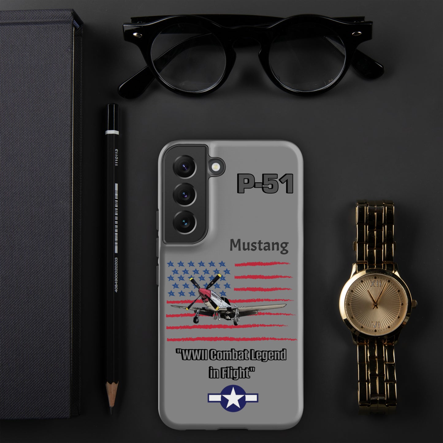 WWII Mustang Patriot Samsung Case