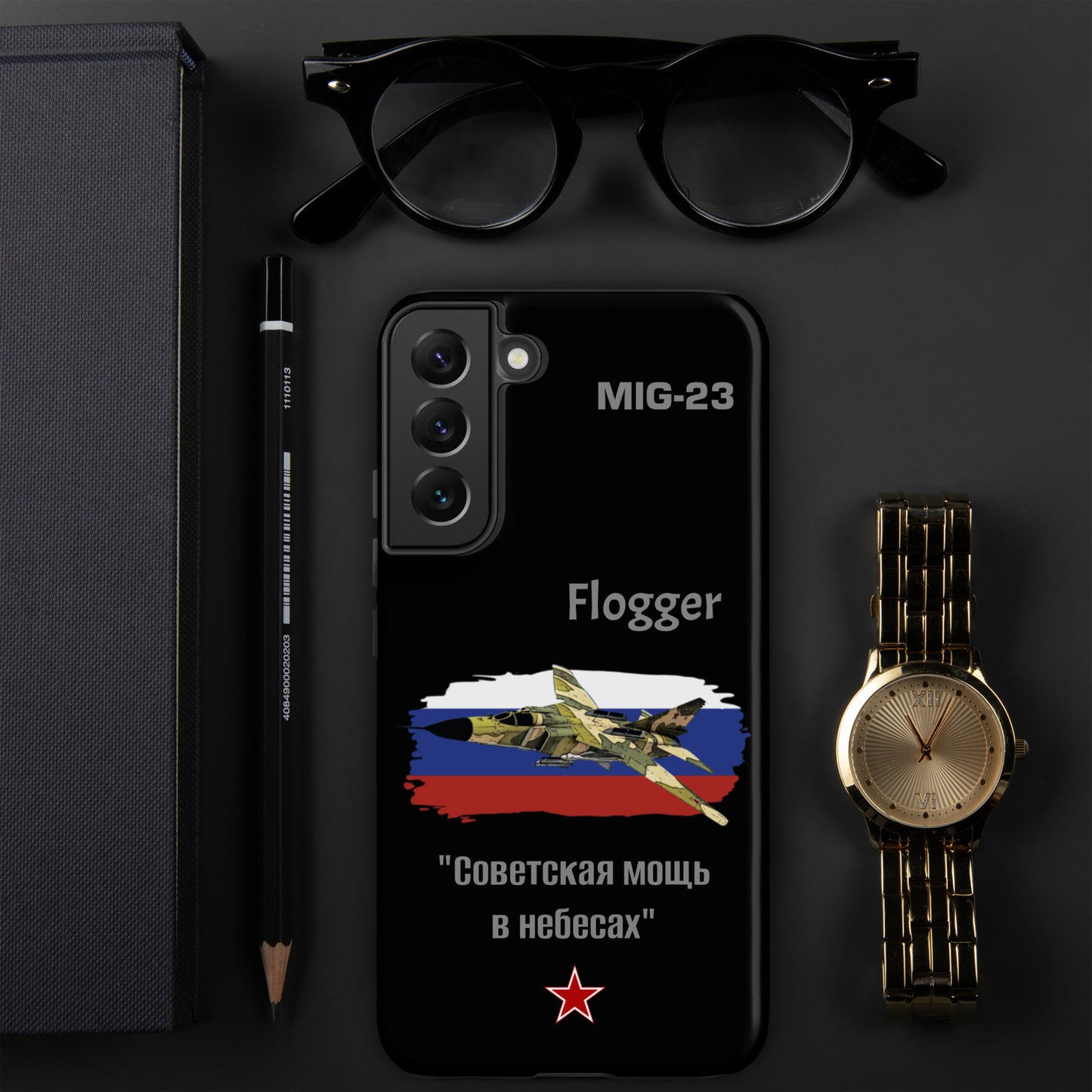 Black Case Flogger Patriot Samsung Case