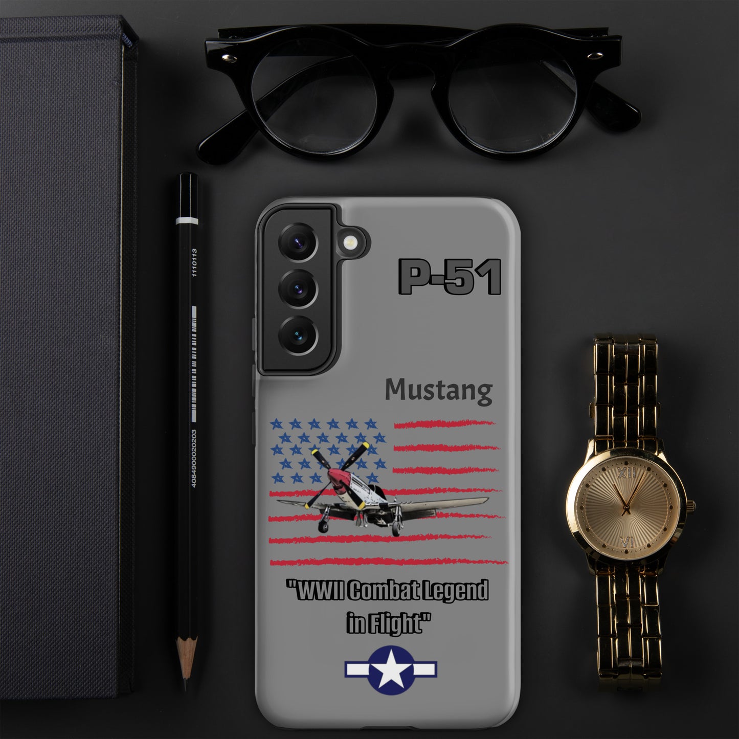 WWII Mustang Patriot Samsung Case
