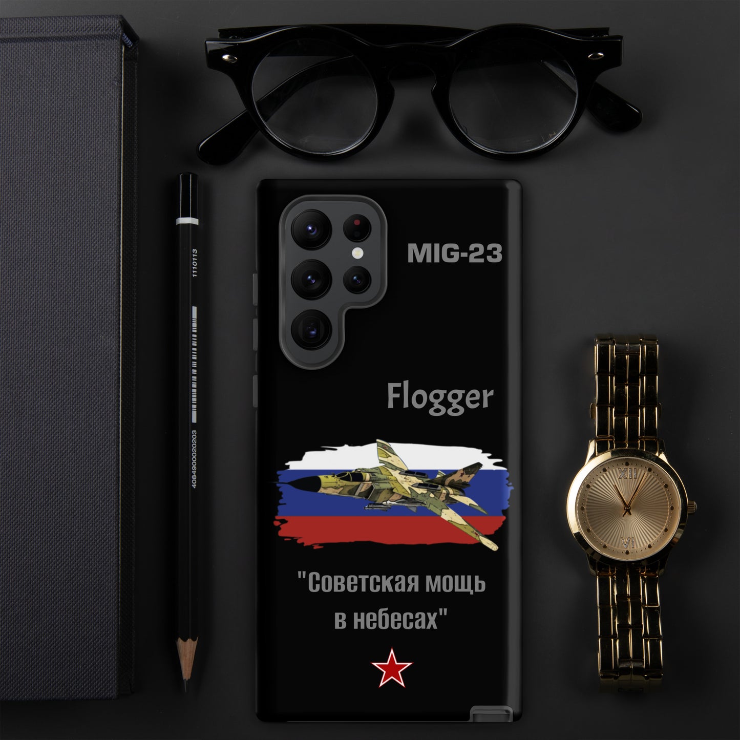 Black Case Flogger Patriot Samsung Case