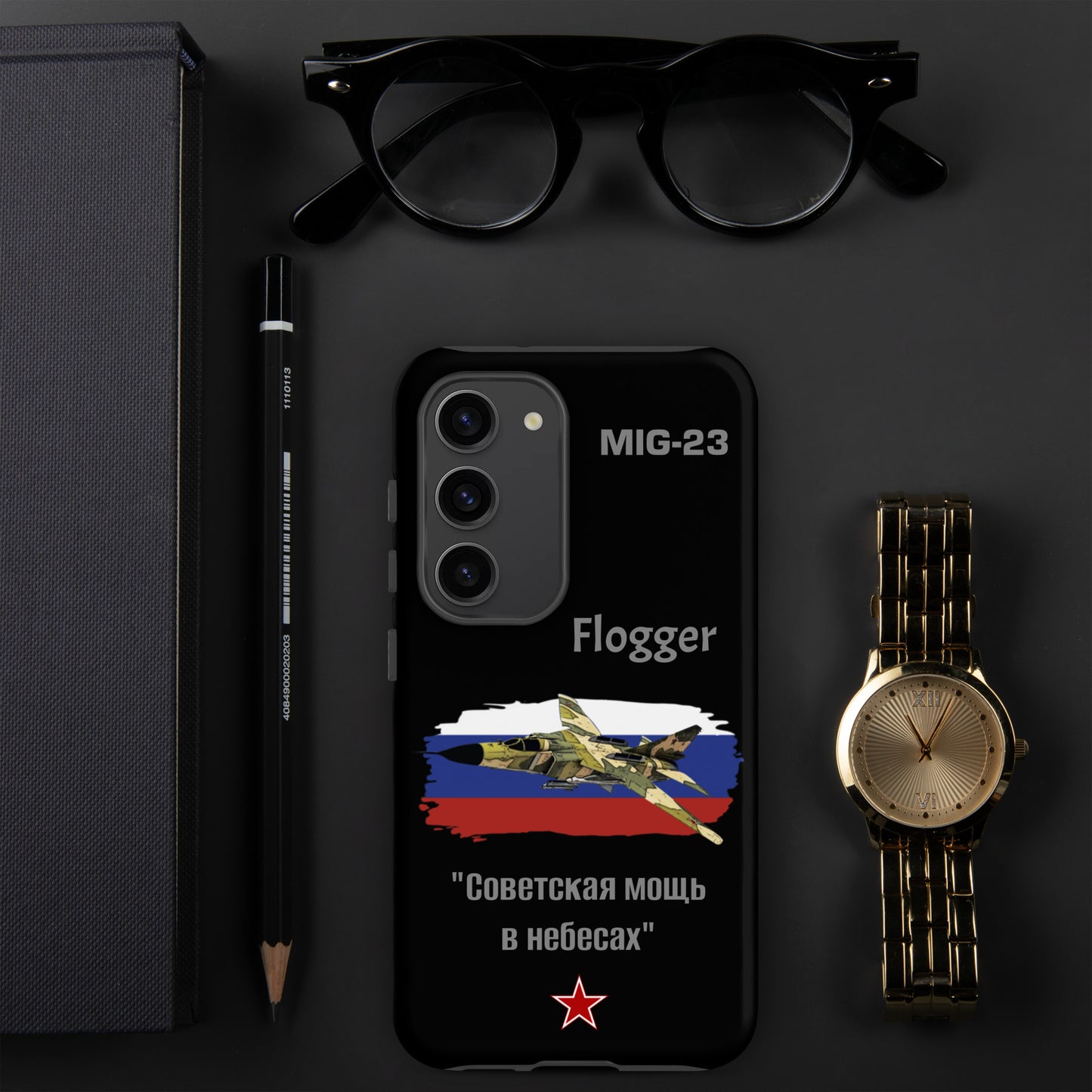 Black Case Flogger Patriot Samsung Case