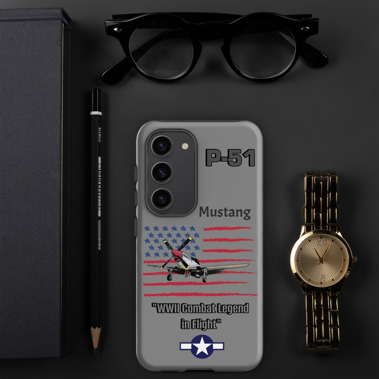 WWII Mustang Patriot Samsung Case