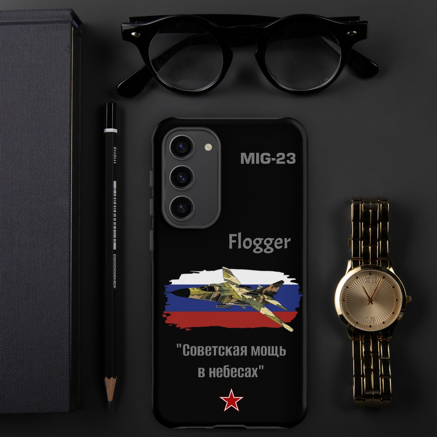 Black Case Flogger Patriot Samsung Case