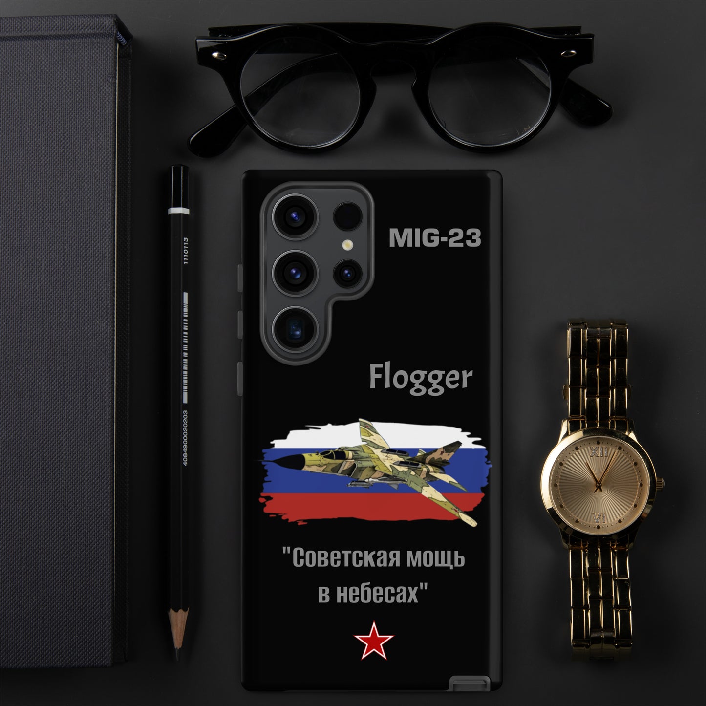 Black Case Flogger Patriot Samsung Case