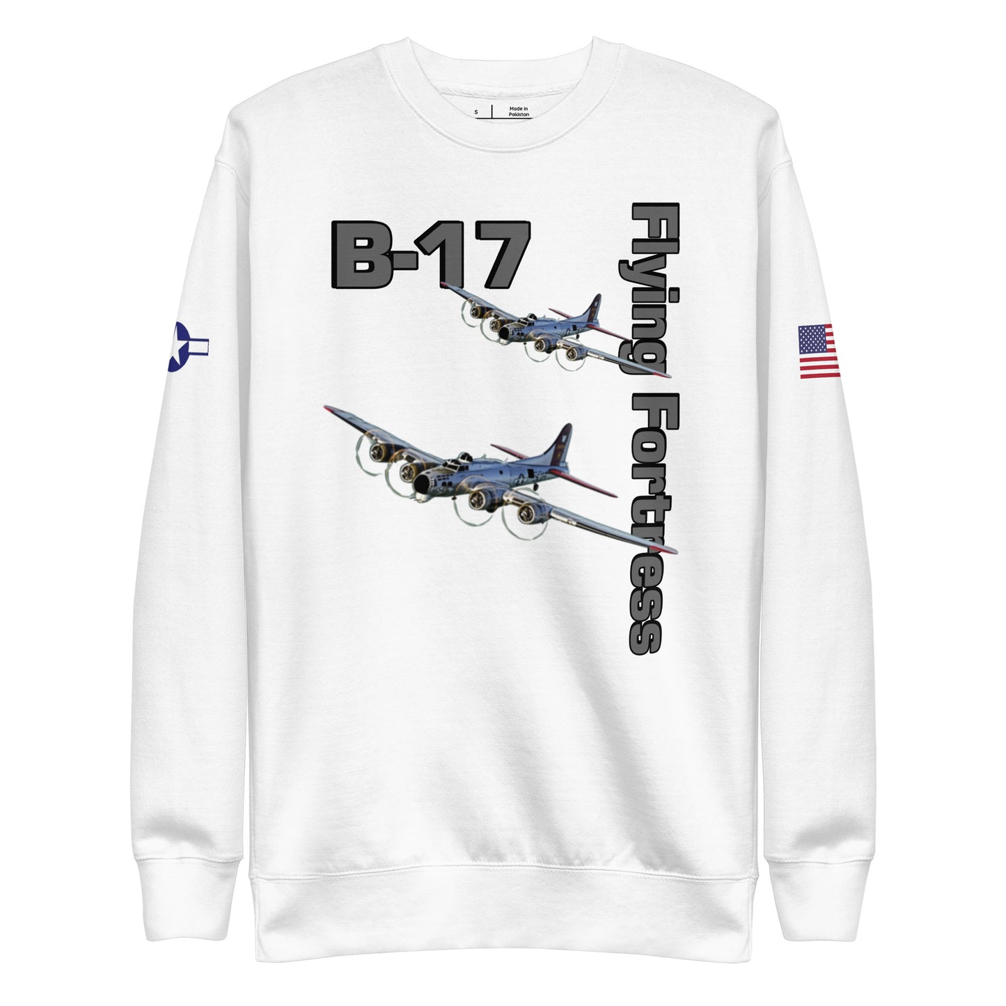 WWII Fortress Patriot Unisex Premium Sweatshirt