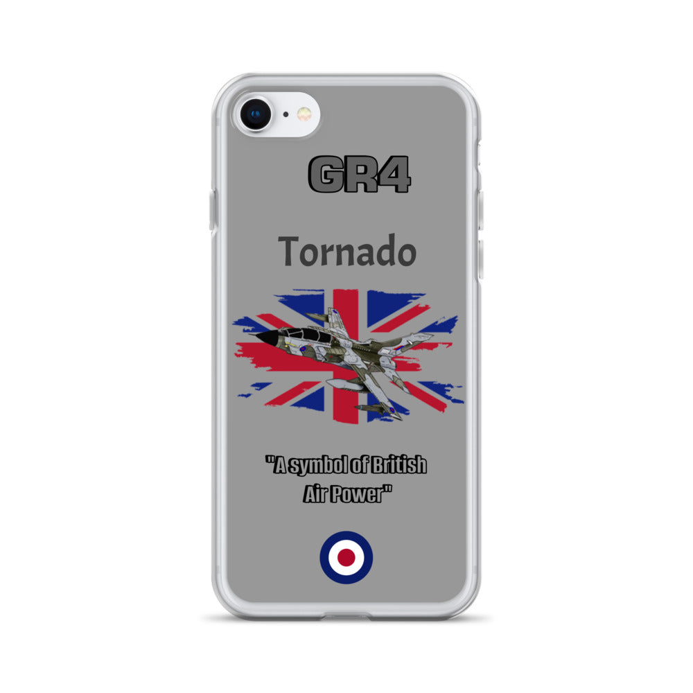 British Camo Tornado Clear Case for iPhone