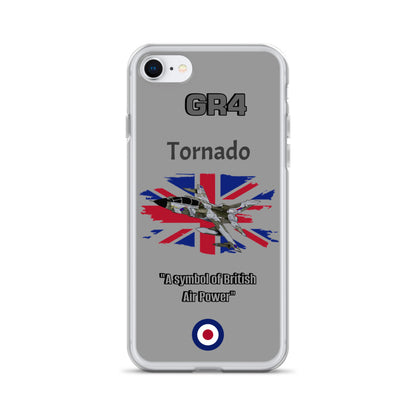 British Camo Tornado Clear Case for iPhone