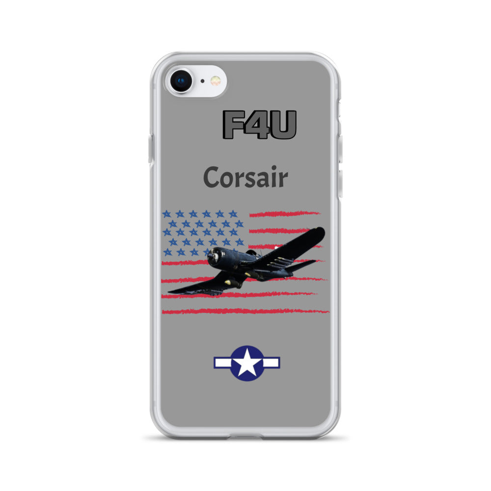 WWII Corsair Patriot Clear Case for iPhone