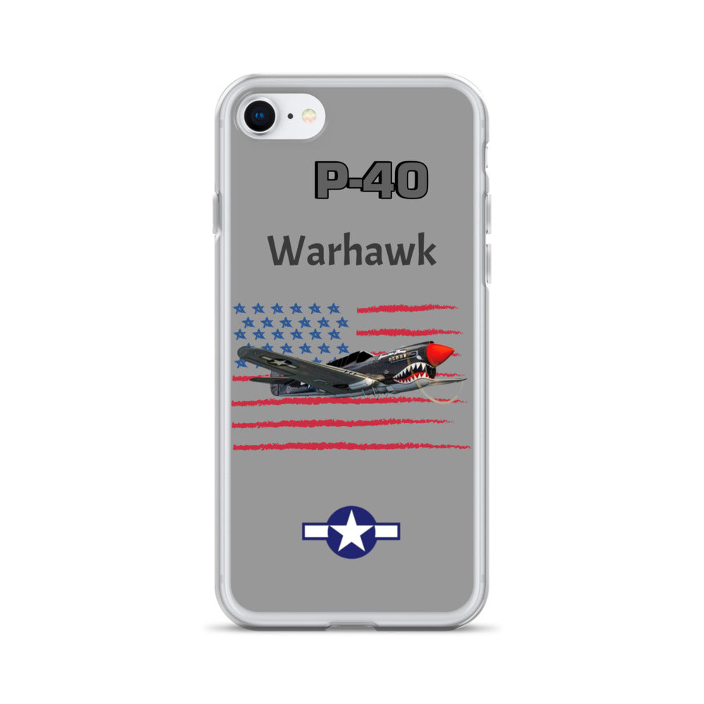 WWII Warhawk Patriot Clear Case for iPhone