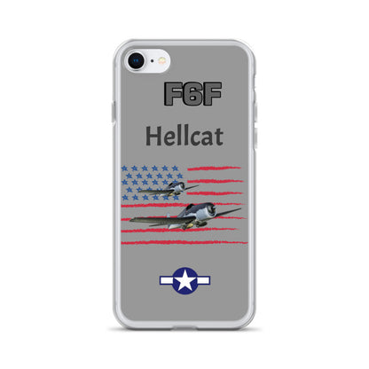 WWII Hellcat Patriot Clear Case for iPhone