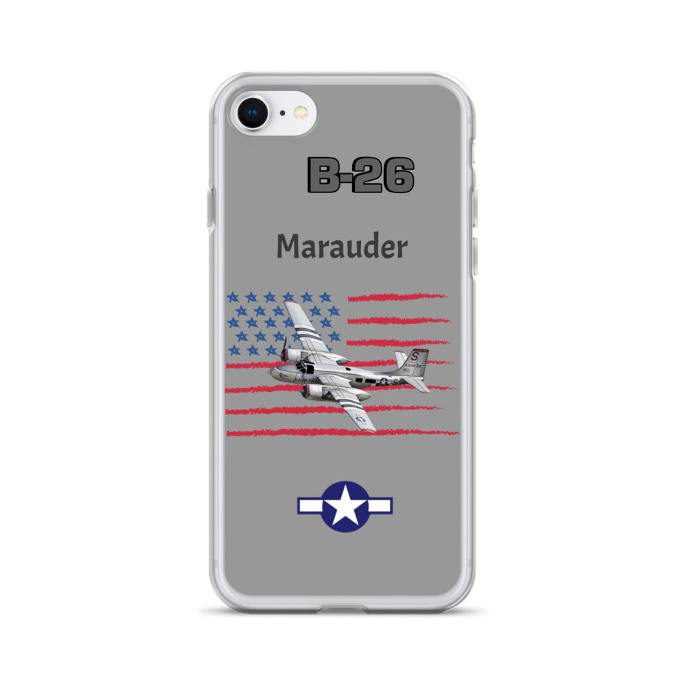 WWII Marauder Patriot Clear Case for iPhone