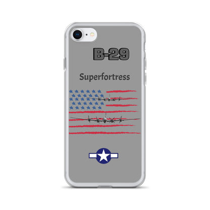 WWII Superfortress Patriot Clear Case for iPhone