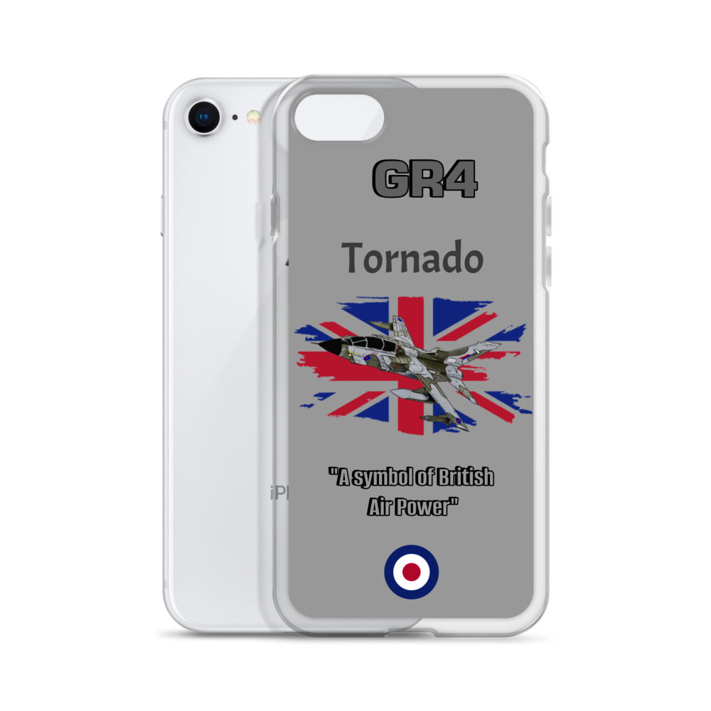 British Camo Tornado Clear Case for iPhone