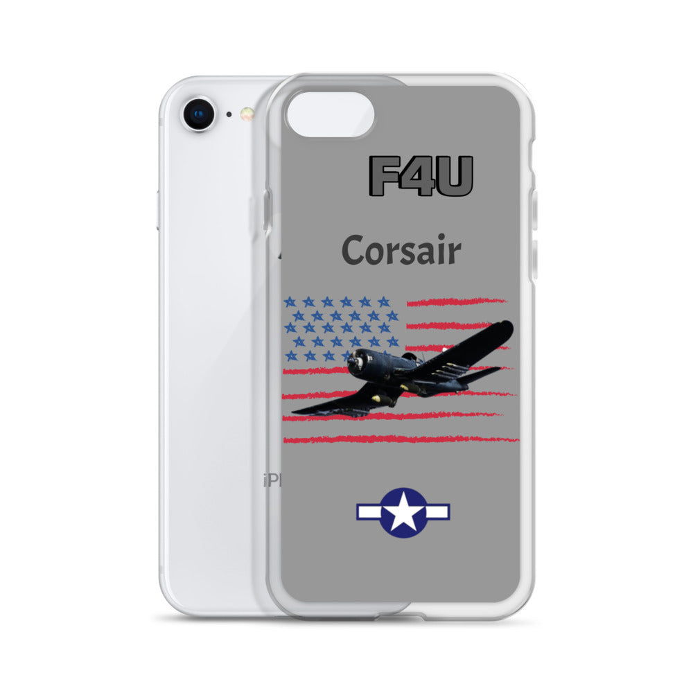 WWII Corsair Patriot Clear Case for iPhone