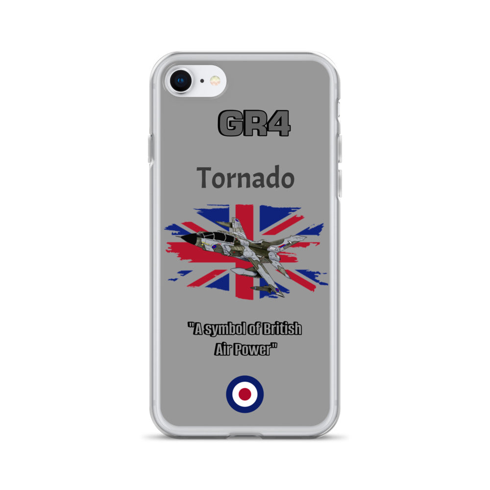British Camo Tornado Clear Case for iPhone