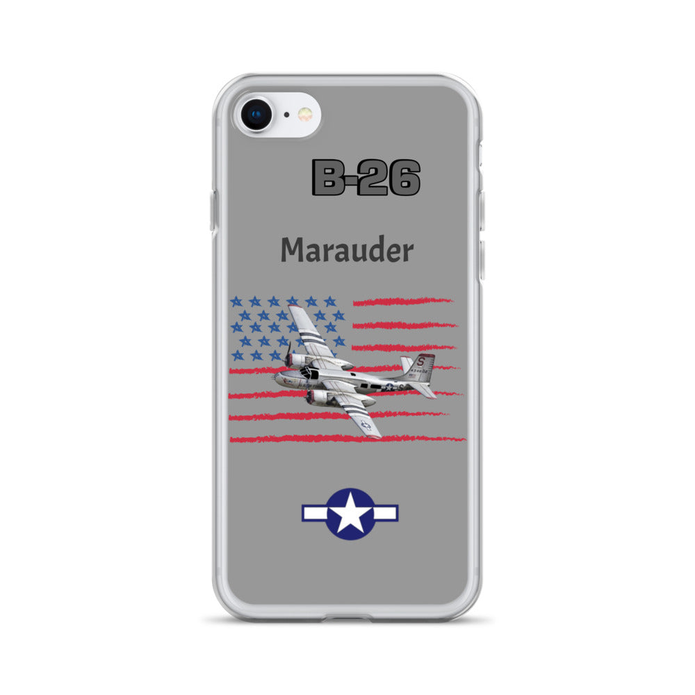 WWII Marauder Patriot Clear Case for iPhone