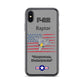 Raptor Patriot Clear Case for iPhone
