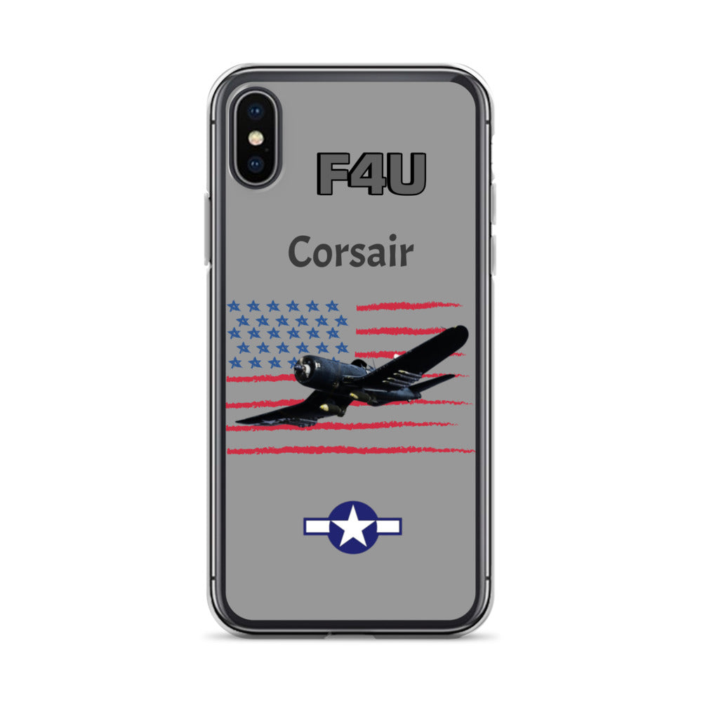 WWII Corsair Patriot Clear Case for iPhone