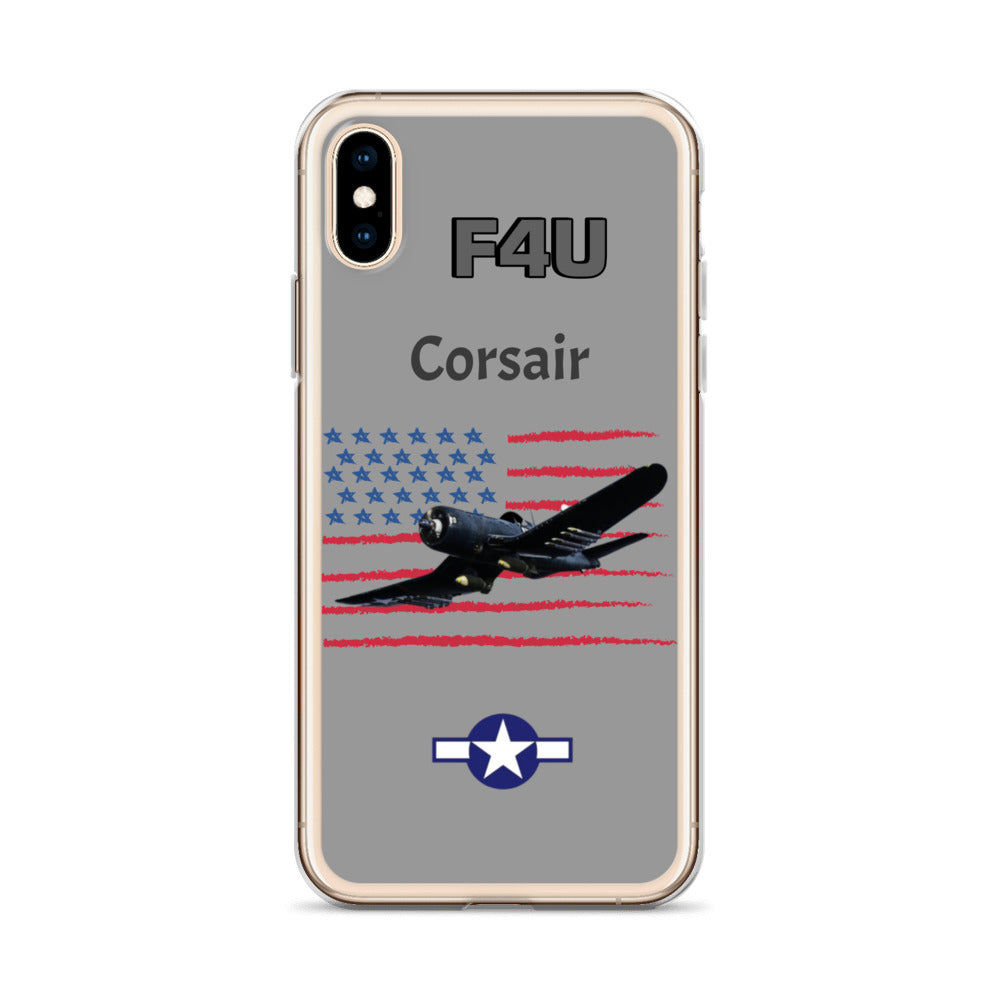 WWII Corsair Patriot Clear Case for iPhone