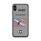 WWII Thunderbolt Patriot Clear Case for iPhone