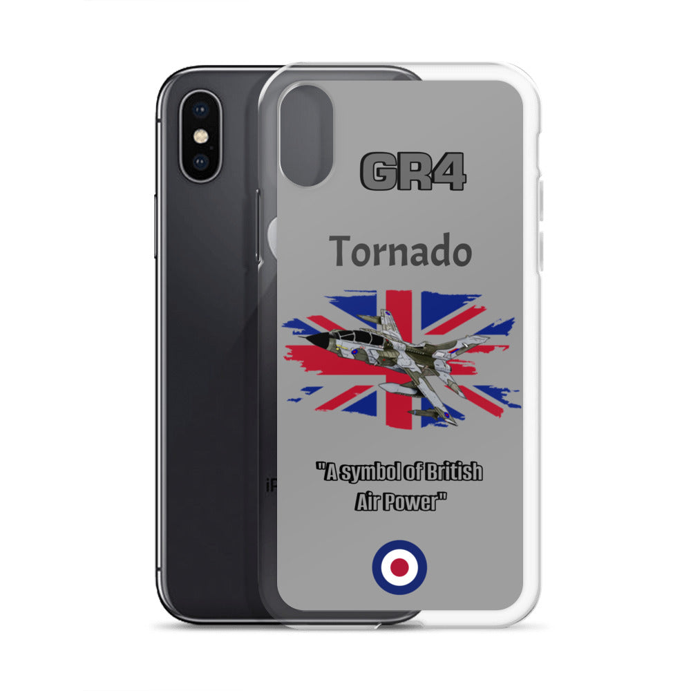 British Camo Tornado Clear Case for iPhone